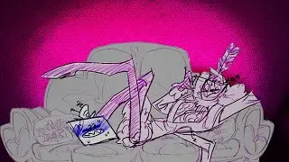 SLEEPING ON THE COUCH - VOX X VALENTINO (Hazbin Hotel Comic Dub)