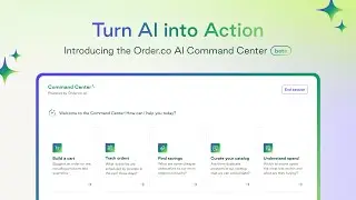 Introducing the Order.co AI Command Center | AI Agents for Finance & Procurement