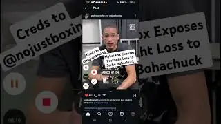 Full video Clip of Mykal Fox Exposing Serhii Bohachuck Postfight Loss Decision😤🥊🇺🇸💯🔥 #boxing #sports
