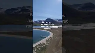What if I told you that Iceland has a secret golden beach no one talks about? #icelandroadtrip