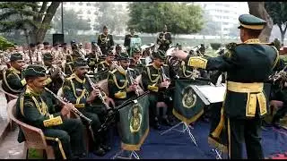 Glimpses of band display by ITBP at Shaheed Smarak, Patiala. #AzadiKaAmritMahotsav