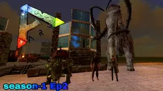 On capture un grand mamouth et un puissant ankilo ARK mobile season-1 Ep2
