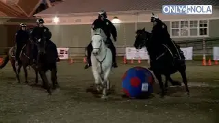 Get a kick out of this video: NOPD horses hit the field for soccer match