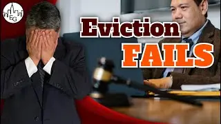 Biggest reasons why Evictions FAIL!