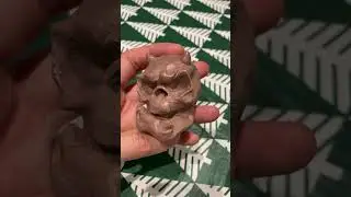 Horned Skull Sketch #claysculpture #skullartwork #skullhead #skulldesign #monsterart