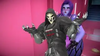 Widowmaker Eats Some Croissants (Censored) [WG/Burps]