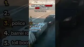 Ranking The Top 5 Worst Car Crashes 💀#carcrash #truckcrash #crash #fail #ranking #policecrash