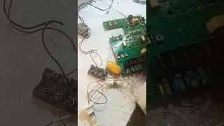 INVT VFD 37KW ALARM OVER CURRENT COUPLER CHANGE 560V DC CARD ON🫢