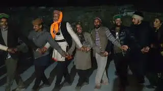 Folk Traditional Gathering At Temple 