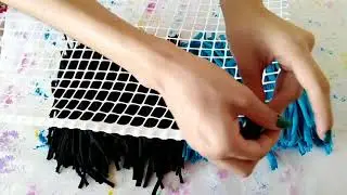 TAPETE A MANO FÁCIL DE HACER 😱😍 - Marcelart ♡