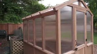 Yardistry Greenhouse Build   Day 8 Vent Screen and ...  Done!!!