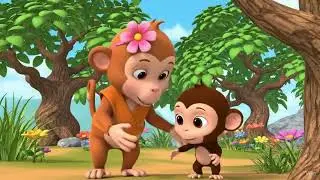 குறும்புக்கார குட்டி குரங்கு! Kurumbukkara Kutti Kurangu #cartoon #kidsvideo #kids #tamil #kidssongs