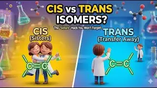أذكى طريقة للتفريق بين  Cis Isomers و Trans في الكيمياء العضوية (لن تنساها أبداً!)  Stereochemistry