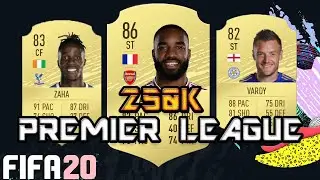 FIFA 20 | 250k Premier League Squad Builder | 4-2-2-2 Formation