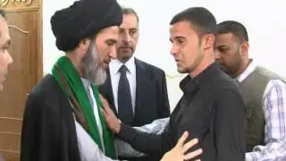 شيوخ ووجهاء مدينة القرنة في ضيافة المرجعية العراقية28-2-2013--03