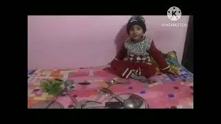 Kid made cycle using kitchen tools