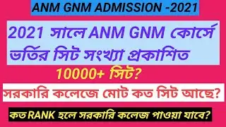 ANM GNM SEAT MATRIX 2021