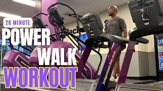 26-минутная тренировка на беговой дорожке Power Walk, которую я выполняю