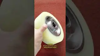 Heavy duty 8 inch aluminum core polyurethane wheel 200mm PU wheel