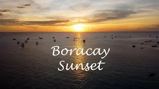 Sunset in Boracay Island 2025 - Aerial View -