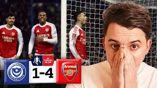 ARSENAL ARE WINNERS! Martinelli HATTRICK! Arsenal 4-1 Portsmouth