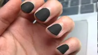 where can i buy matte black nail polish