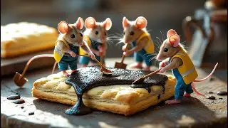 Ladybugs Repair a Giant Slice of Pizza 🍕🐞 Mini Magical Worksite! #shorts #animals #animalcrafts