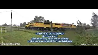 23 Tuesday December 2025,  Main Western Line Sth Qld Au, Brisbane  west Charlieville, Thallon