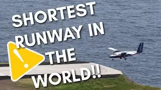 Saba Island Airport Landing and Takeoff | Shortest Runway in the World