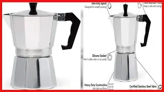 Quality product -  Primula Stovetop Espresso and Coffee Maker, Moka Pot for Classic Italian and Cuba