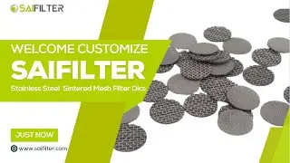 SAIFILTER Stainless Steel Sintered Mesh Filter Disc