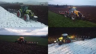 Podz&iacute;mn&iacute;/zimn&iacute; mokr&aacute; orba 2025/ JCB fastrac Xtra 3230/ Claas Axion 870