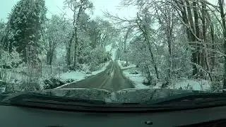 Went For A Short Drive To See How Much Snow We Got