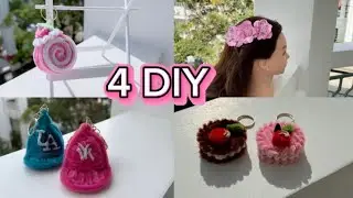 4 DIY Crafts Using Fuzzy Wire 💚🩵&hearts;️💜🩷💙🧡