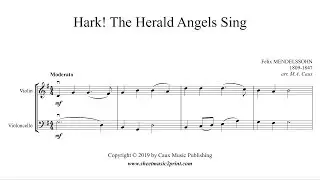 Hark! The Herald Angels Sing - Violin and Cello Duet