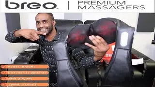 Breo Shiatsu Neck & Back Massager with Heat,3D Deep Kneading, Shoulder Massage | HERVEs WORLD |ep522