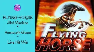 FLYING HORSE Slot Machine Ainsworth Game * Line Hit Win * Ms.Kitty Slot Channel