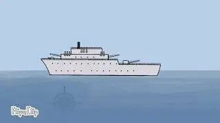 Aerial torpedo bombing | Simple animation in Flipaclip