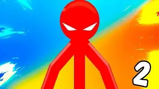 Red Stickman vs Monster School 2 #1 Artıq silahımız var
