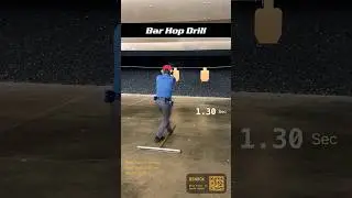Bar Hop Drill - Shooting On The Move - Timed with BShock shot timer app on Apple Watch #uspsa #ipsc
