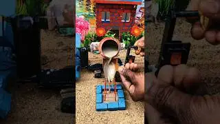 diy mini tractor video || mini construction video || #tractor  #ytshorts #shorts