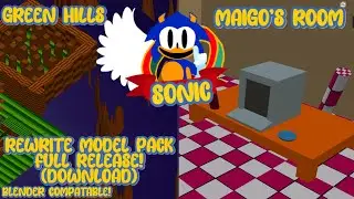 REWRITE MODEL PACK RELEASE! (IT’S BLENDER COMPATIBLE!) EXE owner: @SpringlessEcho