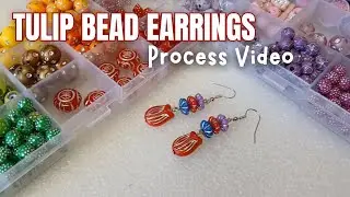 Making a Pair of Tulip & Bead Drop Earrings
