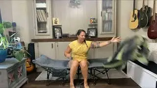 Camping Cot for Adults with Cushion and Pillow
