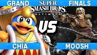 Smash Ultimate Tournament Grand Finals - Chia (King Dedede / ROB) vs Moosh (Simon Belmont) - S@LT180