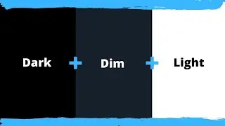 CSS & JavaScript Dark + Dim + Light Mode | Tutorial
