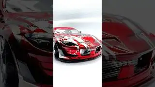 All made with paint. Customizing RC drift bodyshells with airbrushing techniques