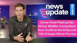 Новости о дронах: дрон нашёл пропавшего человека, конкурс XPrize, неофициальный мировой рекорд, п...