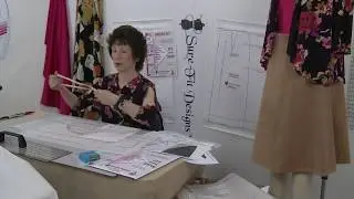 Lesson 4 Drawing Waist & Hem Bands - Princess Patchwork Skirt Sew Along by Sure-Fit Design