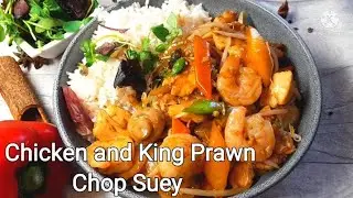 Chicken and King Prawn Chop Suey